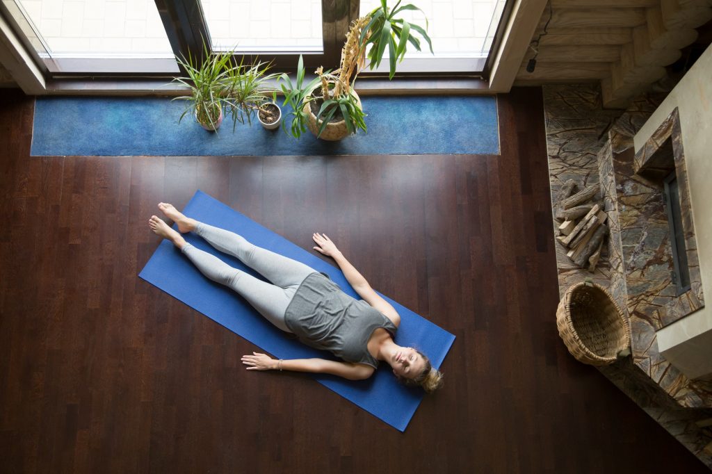 Yoga at home: relaxation
